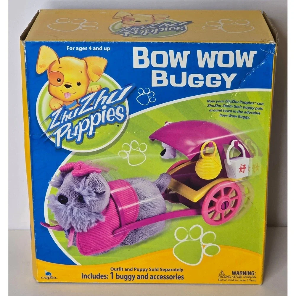ZHU ZHU BABIES BOW WOW BUGGY NEW